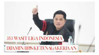 353 Wasit Liga Indonesia   Dapat BPJS Ketenagakerjaan