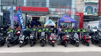 Kendarai  Yamaha Maxi, 20 Riders  Bertolak ke Mekkah