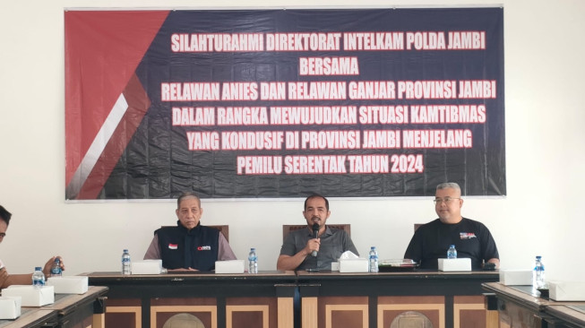 Relawan Anies dan Jambi Pilih Ganjar Diskusi Sehat di Rumah Kebangsaan Siginjai