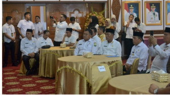 Sekda Muaro Jambi, Budhi Hartono Hadiri Penyerahan Sertifikat Proper Periode tahun 2021 - 2022
