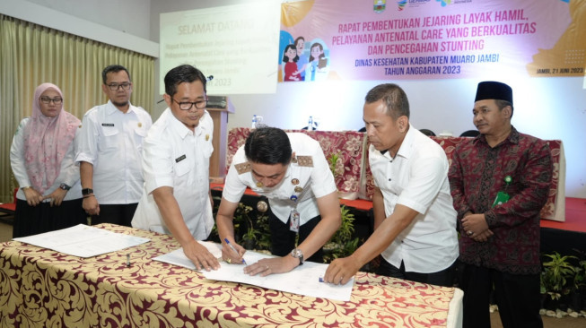 Rapat Pembentukan dan Evaluasi Jejaring Skrining Layak Hamil dan Pencegahan Stunting