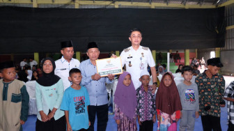 Pj Bupati Muaro Jambi Salurkan Bantuan Untuk 184 Anak Yatim se Kecamatan Jambi Luar Kota.