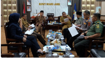 Penjabat Bupati Bachyuni Deliansyah Pimpin Rakor Forkompinda