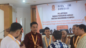 Pj Bupati Muaro Jambi Hadiri Pelantikan Pengurus Ikatan Mahasiswa Kumpeh ( IMAKU)