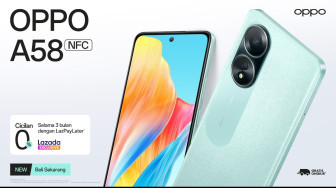 OPPO Hadirkan Pemesanan OPPO A58 Secara Daring Melalui Lazada