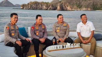 Bersih Bersih Laut Sambut Acara Pertemuan Polisi Asean di Labuan Bajo