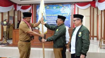 Sekda Lepas Kafilah MTQ Kabupaten Muaro Jambi Mengikuti MTQ ke 52 Tingkat Provinsi Jambi