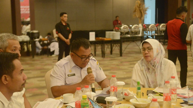 Sekda Hadiri Rapat dengan BPN dan KPK Masalah Pertanahan.