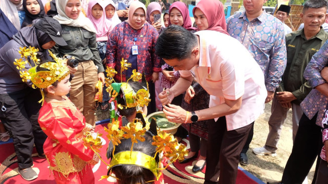 Dihadiri PJ Bupati Muaro Jambi, HUT ke-14, Desa Danau Sarang Elang Meriah