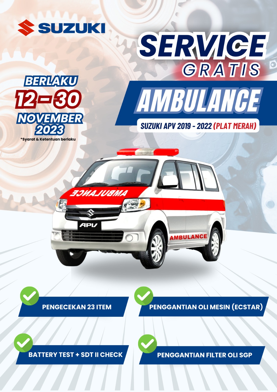 Layanan Servis Gratis  <a href=