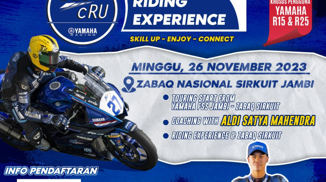 Ayo Ikuti Blu Cru Riding Experience Khusus Untuk Pengguna Yamaha R15 & R25 di Jambi