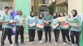 Ikuti Lomba Senam Pekerja Sehat Bulan K3 Nasional, Pelindo Jambi Raih Juara 3