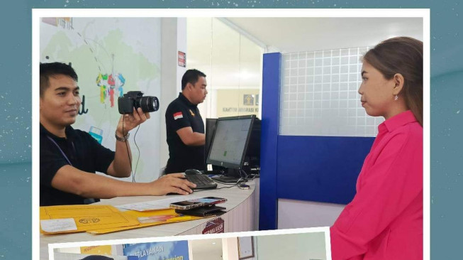 HUT ke-74 Imigrasi Jambi Layani Paspor Simpatik