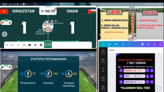 Oman vs Kirgistan 1-1, Timnas Indonesia Lolos 16 Besar