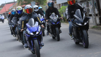 Yamaha Blu Cru On Road Ajak   R Series ke Seberang Kota Jambi