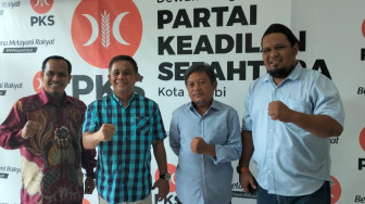 Budi Setiawan Ketemu Ketua DPD PKS Kota Jambi, Hizbullah: Kader PKS Apresiasi Kebaikan Budi