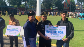 Rayakan HUT ke-78 Kota Jambi, BPJS Ketenagakerjaan Berikan Santunan Khusus