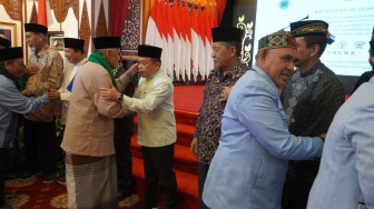 Gubernur dan Wakil Gubernur Halal Bi Halal Bersama MUI, LAM dan Ormas Islam Provinsi Jambi