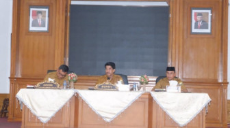 Pj Bupati Muaro Jambi, Raden Najmi  Pimpin Rapat Gabungan Bersama OPD