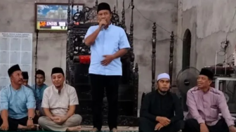 Safari Ramadhan Romi di Rasau, Jelaskan Status Jalan Kabupaten dan Provinsi, Agar Masyarakat Paham.