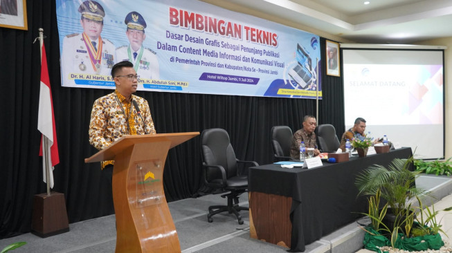 Diskominfo Provinsi Jambi Gelar Bimtek Desain Grafis Perkuat Publikasi Konten Media Informasi dan Komunikasi Visual