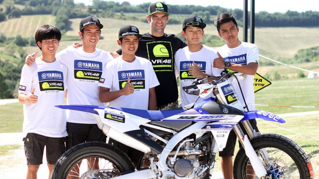 Jadi Anak Didik Valentino Rossi, Wahyu Nugroho Dikirim Yamaha Indonesia Latihan di Yamaha VR46 Master Camp 2024