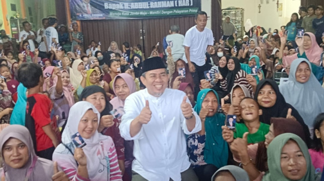 Warga Teluk Kenali Do'akan H Abdul Rahman Menjadi Walikota Jambi