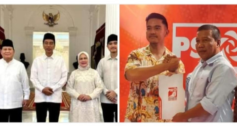 PSI Dukung Romi - Saniatul, Menguji Kesaktian Probowo, Jokowi dan Iriana..???