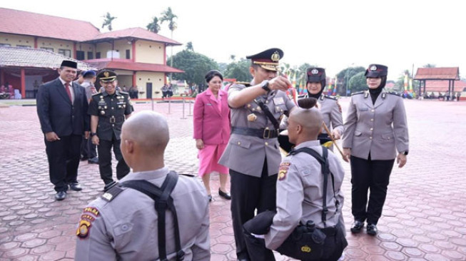 Diktukba Polri Gelombang II TA 2024 SPN Dibuka Kapolda Jambi