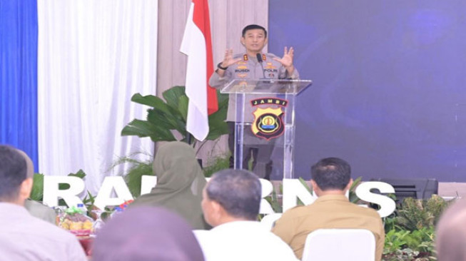 Kapolda Jambi Buka Rakernis Fungsi Binmas TA 2024