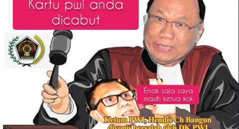 Hendry Ch Bangun Sudah Dipecat sebagai Anggota PWI, Ketua Pelaksana Harian PWI, Zulmansyah,  Surati Mitra PWI agar untuk Tidak Melakukan Kerjasama dengan Mantan Ketua Umum PWI itu.