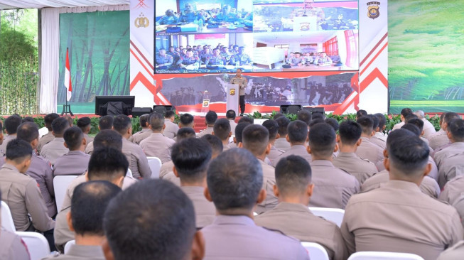 Wakapolda Jambi Brigjen Edi Mardianto Pimpin Lappraops Persiapan Personil  Menghadapi Pilkada Serentak