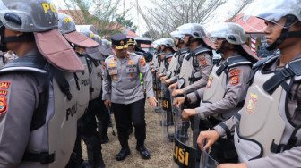 Kapolda Jambi Datangi Polres Tanjab Barat dan Muaro Jambi Cek Persiapan Keamanan Pilkada 2024