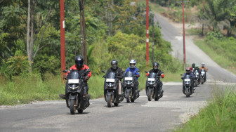 NMAX Tour Boemi Nusantara Full Gaspol Jelajahi Dataran Tinggi Kerinci, Jambi