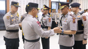 Polres Muaro Jambi AKBP Heri Supriawan dan Polres Tanjabtim AKBP Maulia Kuswicaksono