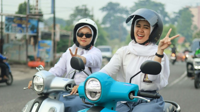 Yamaha Fazzio Berbobot Ringan, Pas Dikendarai Pelajar di Jambi