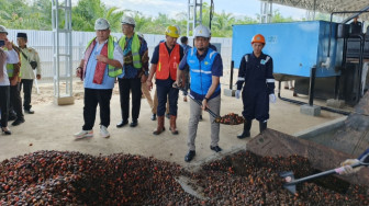 PLN UP3 Jambi Beri Dukungan Pabrik Mini CPO Milik BUMDES Bayung Lencir