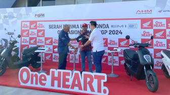 Perdana, Motor Listrik Honda   Resmi Dukung MotoGP Mandalika