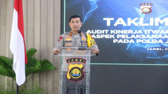 Kapolda Jambi Tutup Taklimat Akhir Audit Kinerja Itwasum Polri