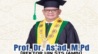 Breaking News - Rektor UIN STS Jambi Prof Asad Isma Meninggal Dunia