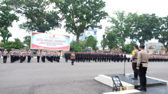 Operasi Mantap Brata. Kapolda Jambi apresiasi kinerja rekan kerja.