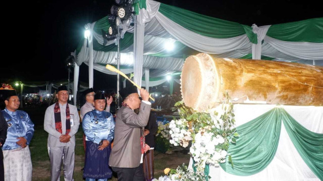 Pembukaan MTQ Tingkat kecamatan Sekernan ke 53 di Desa Tantan