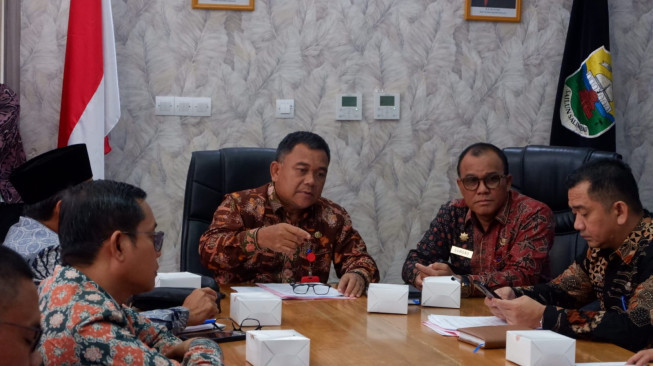 Rapat Percepatan Penghapusan Kemiskinan Ekstrim di Kabupaten Muaro Jambi