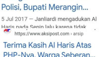 Jejak Digital Al Haris Mengerikan Dari Tuduhan Selingkuh Hingga PHP...?