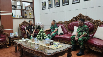 Pererat Silaturahmi dan Sinergitas dengan Forkopimda Danrem 042/Gapu Berkunjung ke Kantor Kejati Provinsi Jambi