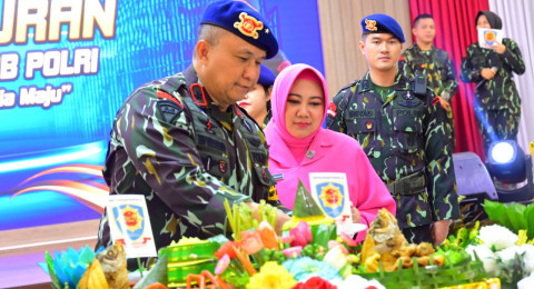 Polda Jambi Gelar Acara Syukuran HUT Ke-79 Korps Brimob Polri Tahun 2024.