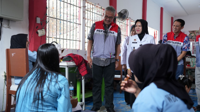 Dirut PHR Regional 1 Kunjungi Program Pemberdayaan Masyarakat 'Srikandi Perubahan' Lapas Perempuan Jambi.