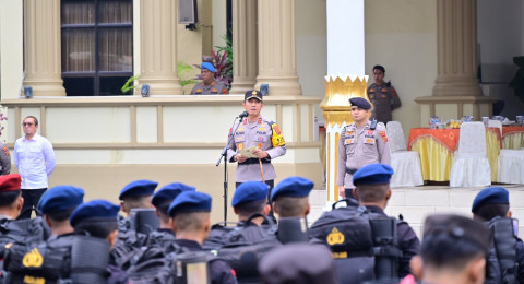 Amankan Pilkada, Polda Jambi Kerahkan 731 Personel Menuju Seluruh Wilayah Provinsi Jambi.