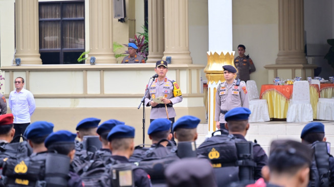 Amankan Pilkada, Polda Jambi Kerahkan 731 Personel Menuju Seluruh Wilayah Provinsi Jambi.