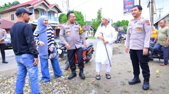 Polda Jambi Pantau Langsung Kegiatan Pemungutan Suara di Beberapa TPS di Kabupaten Bungo